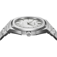 Watch D1 Milano Mop Silver Ultra Thin 34 mm  in Steel D1-UTBL19 - D1-UTBL19